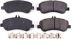 17-1406, Z17 Front Ceramic Brake Pads with Hardware