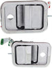 Front Exterior Door Handle Compatible with 2001-2009 Freightliner Classic/Classic XL and 1997-2003 Freightliner FL112, Set of 2, Driver and Passenger Side