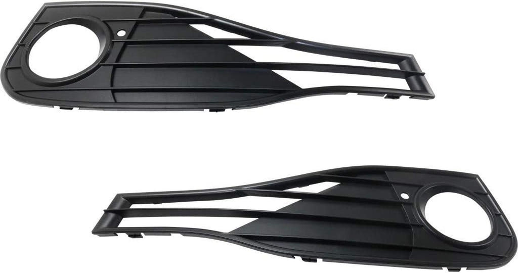 For BMW 428I / 430I / 435I / 440I Fog Light Cover 2014-2019 Driver and Passenger Side Pair/Set | Textured Black | DOT/SAE Compliance | BM1038194 + BM1039194 | 51117294683 + 51117294684
