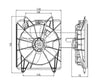TYC Engine Cooling Fan Assembly for 07-09 CR-V 600820