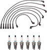 Denso Wire Set 7Mm & 6 Iridium TT Spark Plugs 0.040 Kit for Nissan 2.4L 2.8L L6