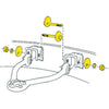 Alignment Caster / Camber Kit for Astro, Safari, Express 1500+More (K6302)