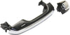 Rear, Driver and Passenger Side Exterior Door Handle Set Compatible with 2010-2020 Toyota 4Runner, Fits 2009-2011 Toyota Land Cruiser, Fits 2013-2016 Toyota Land Cruiser