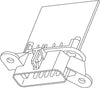 GM Genuine Parts 15-8966 Heating and Air Conditioning Blower Motor Resistor