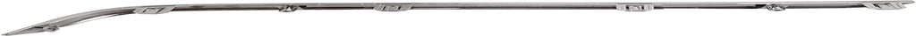 Rear, Driver Side Bumper Trim Compatible with 2017-2022 Honda Ridgeline Chrome Silver, Garnish Partslink - HO1146106