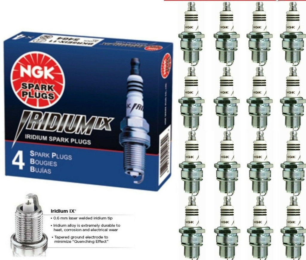 16 NGK Iridium IX Resistor Spark Plugs(For Dodge Ram 1500 5.7L V8 2003-2008)