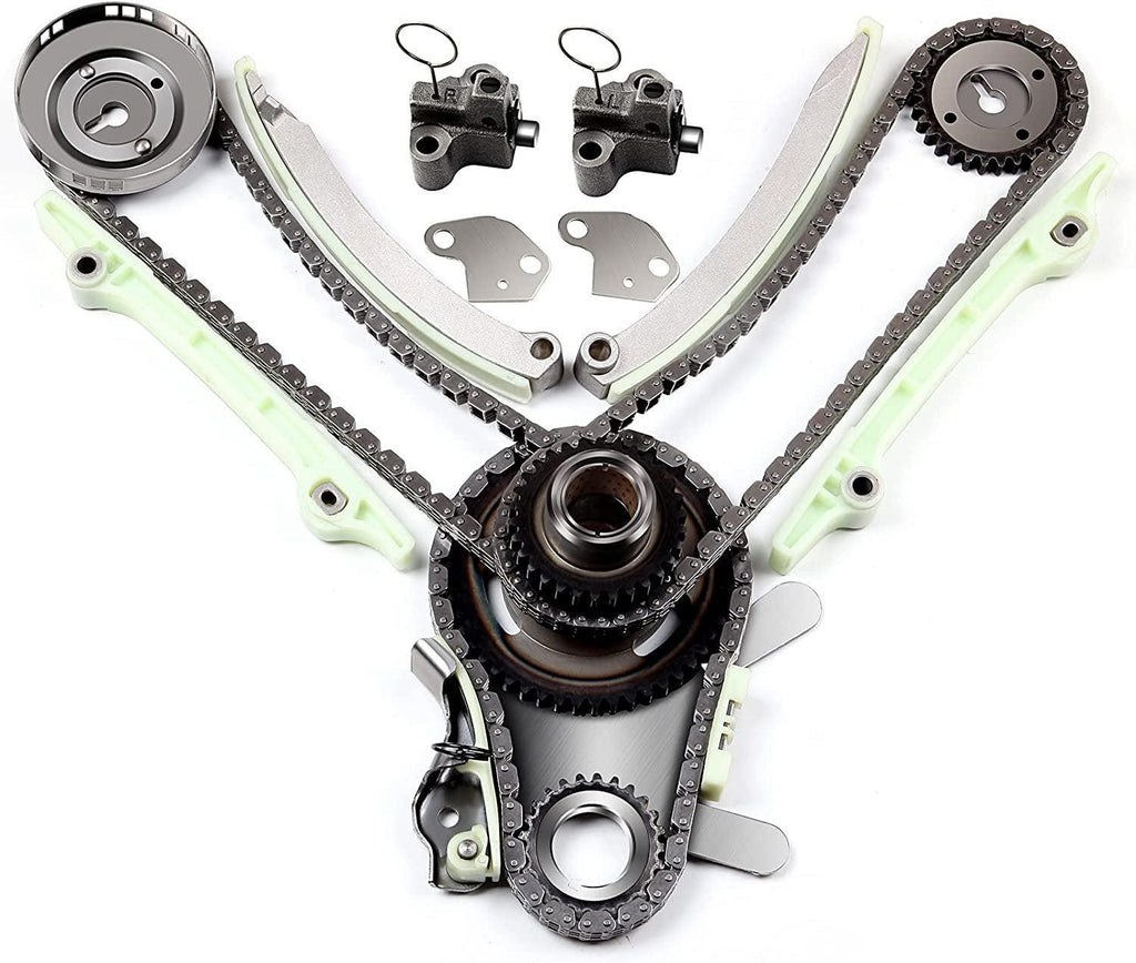 Timing Chain Kit (JTEC Gear) Automotive Replacement Timing Parts Chain Sets TK5047 Fits for 1999-2004 Dodge Jeep 4.7L 4.7