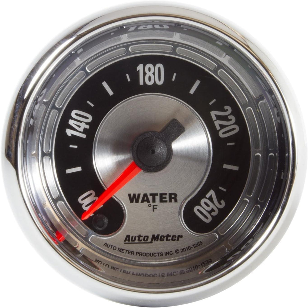 1255 American Muscle 2-1/16" Water Temperature Gauge