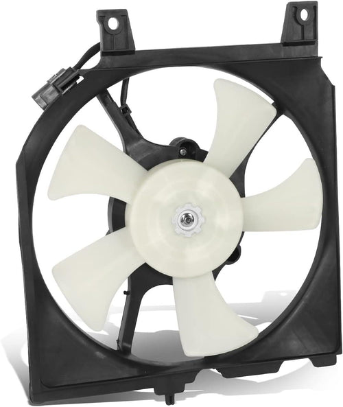 OEM-RF-0865 Factory Style A/C Condenser Fan Assembly Compatible with 95-98 200SX / 96-98 Lucino / 91-93 NX / 91-99 Sentra