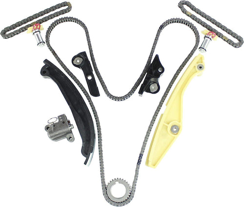 DNJ TK4213 Timing Chain Kit for 11-16 Ford, Lincoln/Edge, Mustang, Taurus, MKS, MKX, MKZ, Flex, 3.5L-3.7L V6 DOHC Naturally Aspirated 99M,99K