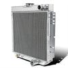 3 Core Manual Transmission 20" Passenger/Right Side Radiator Compatible with Ford Mustang/Falcon V8 1967-1970