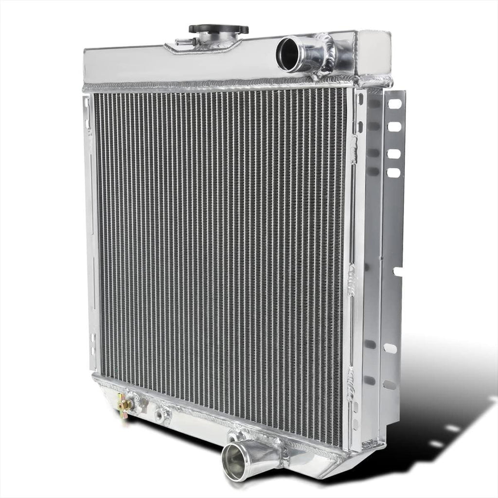 3 Core Manual Transmission 20" Passenger/Right Side Radiator Compatible with Ford Mustang/Falcon V8 1967-1970