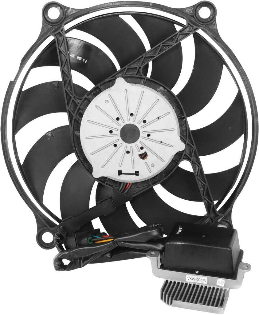 OEM-RF-0371 Factory Style Radiator Cooling Fan Assembly Compatible with 2006-2010 Beetle / 2010 Beetle Cabrio 2.5L