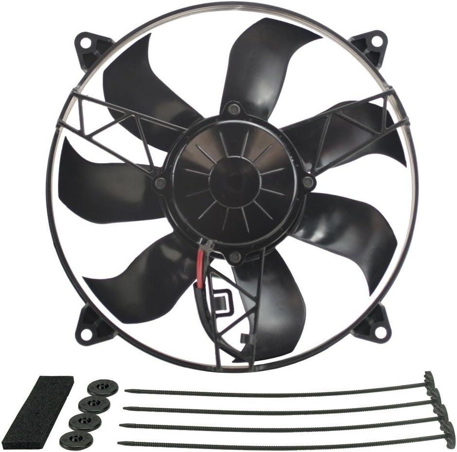 Derale  12" Diameter H.O. Extreme Electric Fan , Black