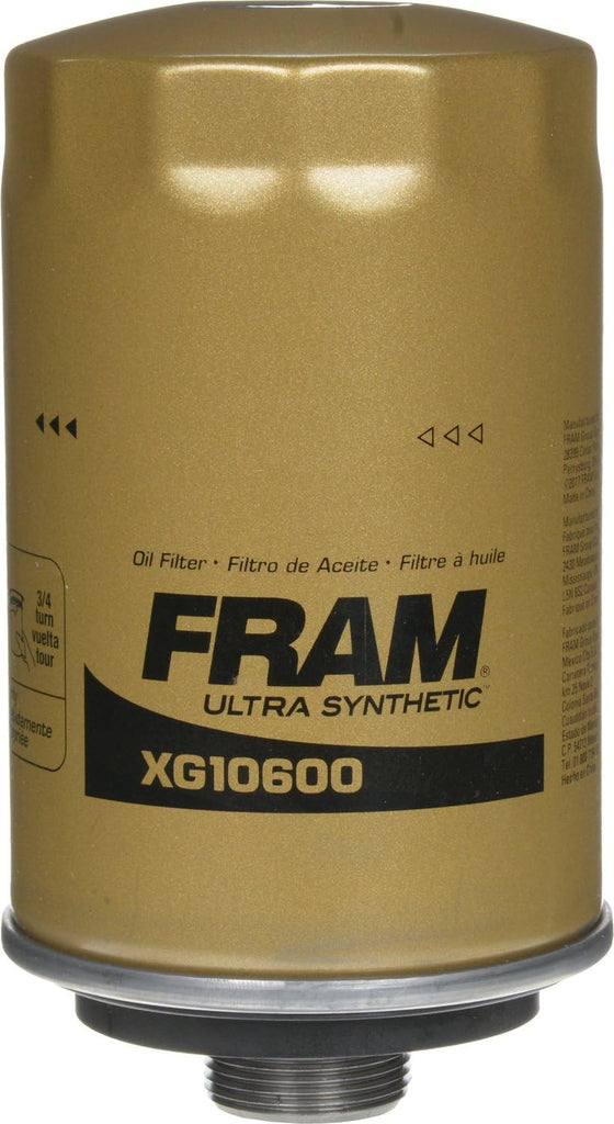 Ultra Synthetic Automotive Replacement Oil Filter, Designed for Synthetic Oil Changes Lasting up to 20K Miles, XG10600 (Pack of 1)