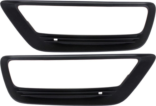 Front Fog Lamp Molding Compatible with 2013-2015 Honda Accord Set of 2 Passenger and Driver Side Paint to Match Sedan