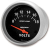 3592 Sport-Comp Electric Voltmeter Gauge Regular, 2.625 In.