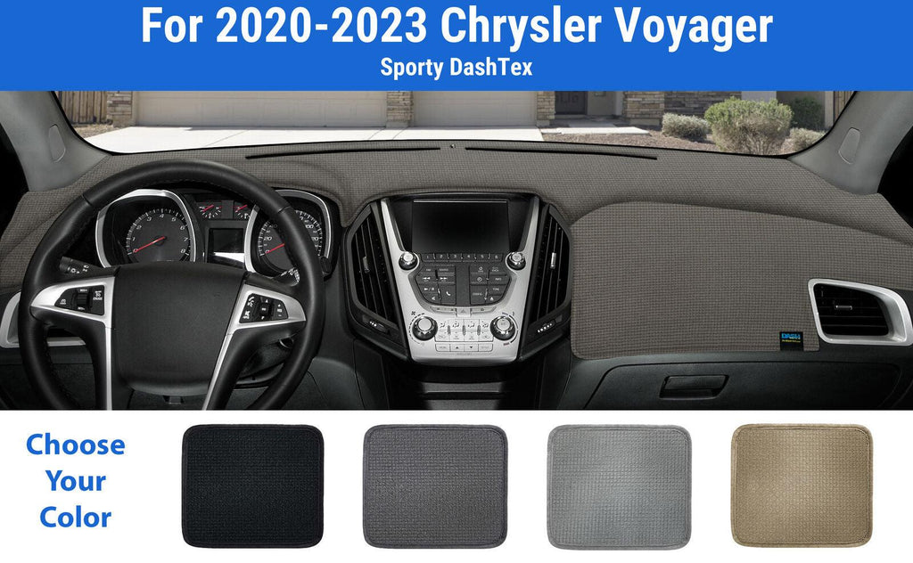 Dashboard Dash Mat Cover for 2020-2023 Chrysler Voyager (Dashtex)