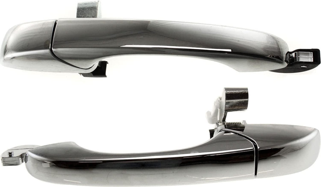 Rear Exterior Door Handle Compatible with 2005-2010 Chrysler 300 and 2005-2008 Dodge Magnum, Set of 2, Driver and Passenger Side