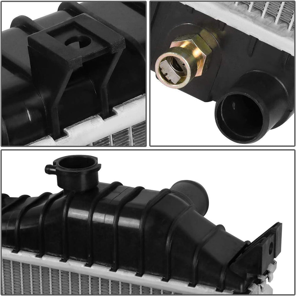 OEM-RA-2816 OE Style Aluminum Cooling Radiator Compatible with 2006 Explorer 4.0 4.6 AT, 23-1/16" W X 24" H X 1-1/4" D, 1-1/2" Inlet / 1-1/2" Outlet