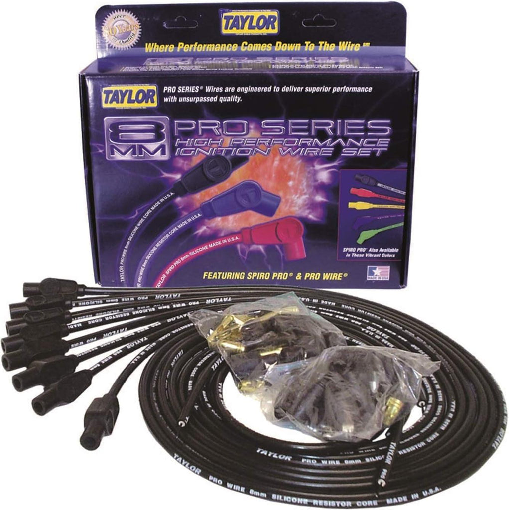 70055 8Mm Pro Wire Black Spark Plug Wire Set