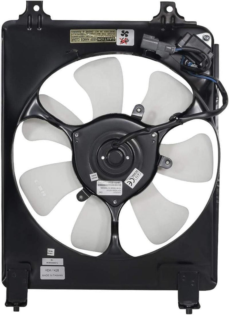 OEM-RF-0183 Factory Style Radiator Cooling Fan Assembly Cooling Efficiency Improved Direct Replacement [Compatible with 2006-2011 Civic 1. 8L]