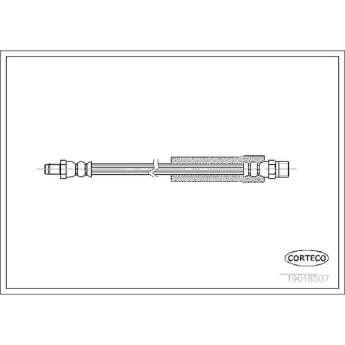 Corteco Brake Hydraulic Hose for BMW 19018507