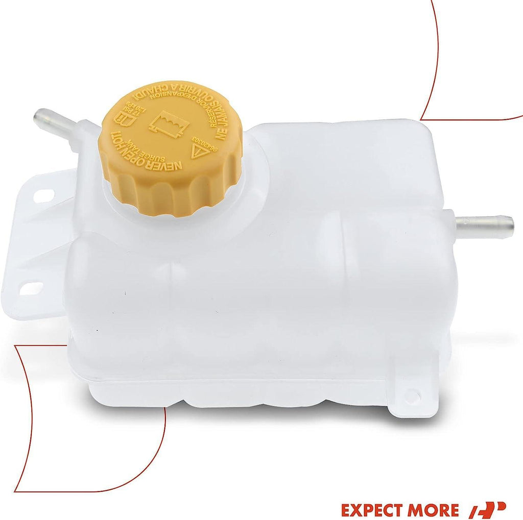 A-Premium Engine Coolant Overflow Recovery Reservoir Tank [With Cap] Compatible with Chevy Aveo Aveo5 2007-2011 & Pontiac G3 2009-2010, [1.6L], Replace# 96930818, 96815542