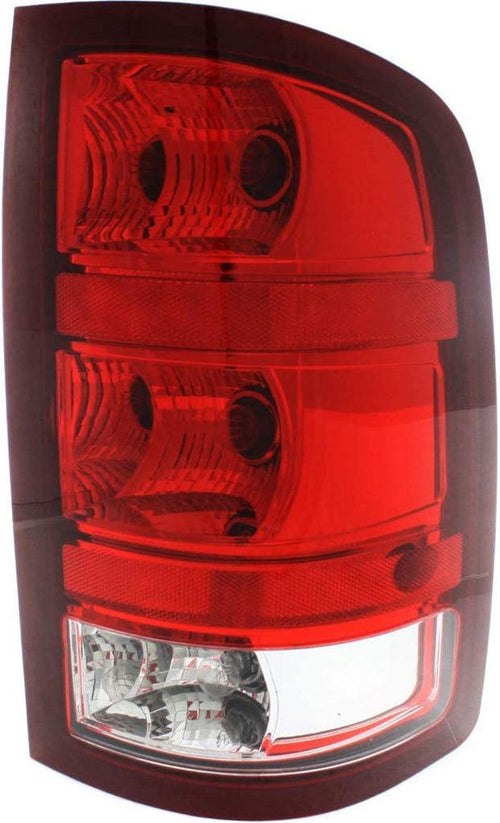 For GMC Sierra 2500 HD Tail Light Assembly 2011 12 13 2014 Passenger Side 1St Design CAPA Certified for GM2801208 | 25958485 (Trim: SLE; SLT; WT)