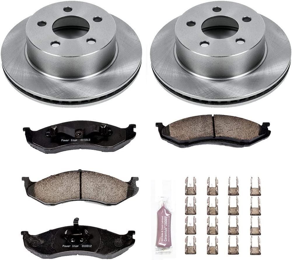KOE2152 Autospecialty Front Replacement Brake Kit-Oe Brake Rotors & Ceramic Brake Pads
