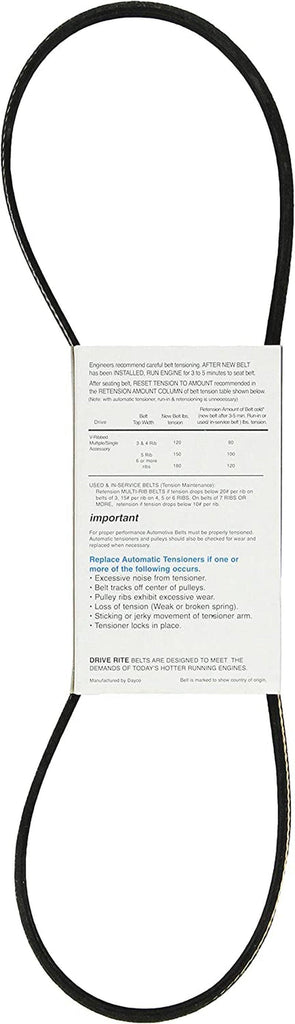 Dayco 5040373DR Serpentine Belt