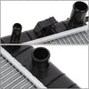 OEM-RA-2727 Aluminum Radiator Compatible with 04-06 Malibu 3.5L 3.9L AT,26-3/4" W X 14-1/2" H X 7/8" D,1-5/16" Inlet / 1-3/8" Outlet