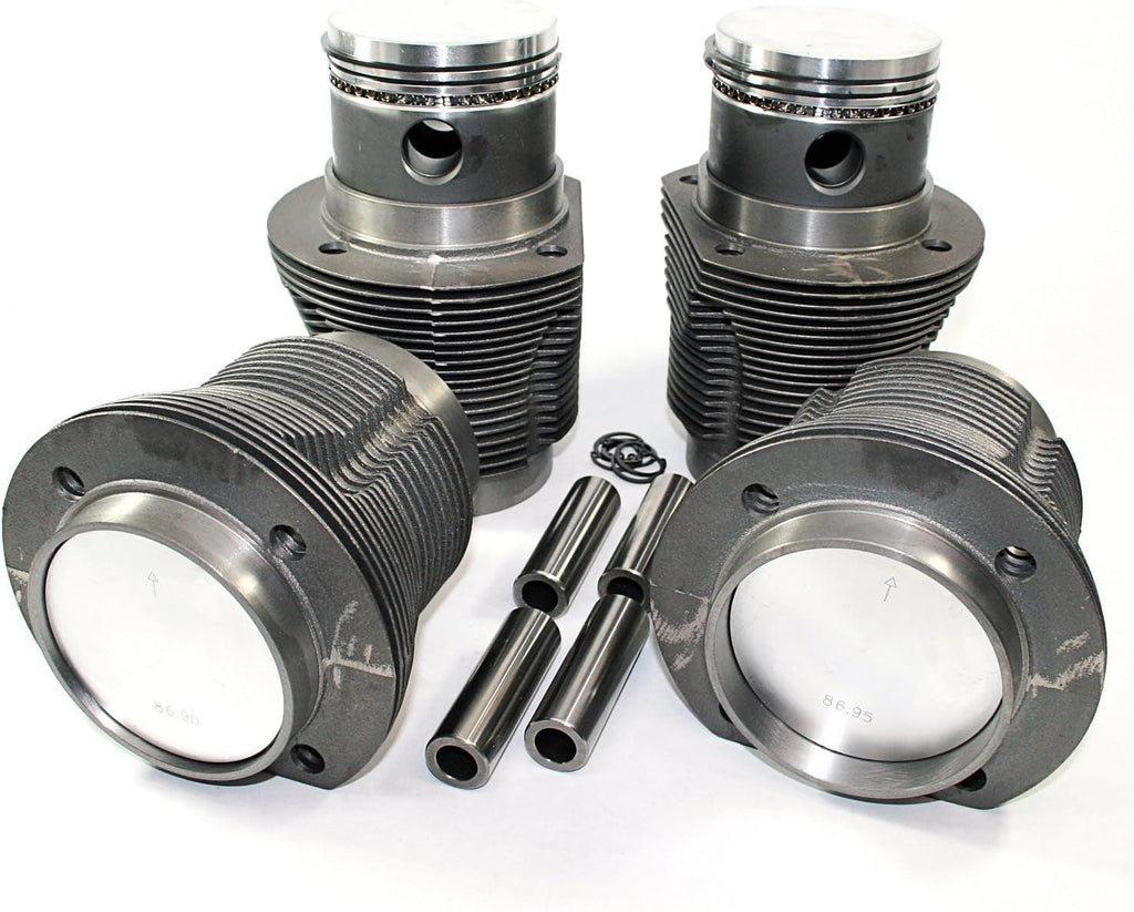 AC198850EC Piston and Liner Set (87Mm Big Bore Slip-In Hypereutectic for VW Beetle)