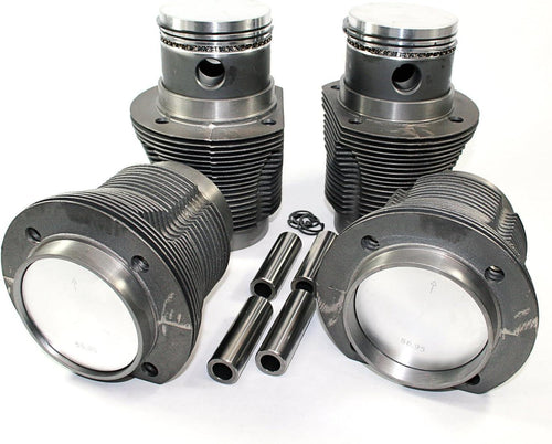 AC198850EC Piston and Liner Set (87Mm Big Bore Slip-In Hypereutectic for VW Beetle)