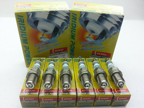 6X DENSO Spark Plug'S-Iridium Power # IK20
