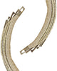 NANSH Automotive Engine Grounding Braided Flat Tinned Copper Straps 1/2" Width (12" Length 2PCS)
