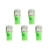 LED BULB REPLACEMENT T3 WEDGE GREEN 5 PACK - greatparts