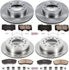 KOE5805 Autospecialty Front and Rear Replacement Brake Kit-Oe Brake Rotors & Ceramic Brake Pads