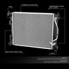 OEM-RA-13415 1-Row Aluminum Core Radiator Compatible with 2013-2017 Veloster 1.6L,18-5/16" W X 15-1/4" H X 1" D,1-3/8" Inlet / 1-7/8" Outlet