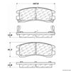 Rear Disc Brake Pad for Lesabre, Park Avenue, Deville+More (103.07140)