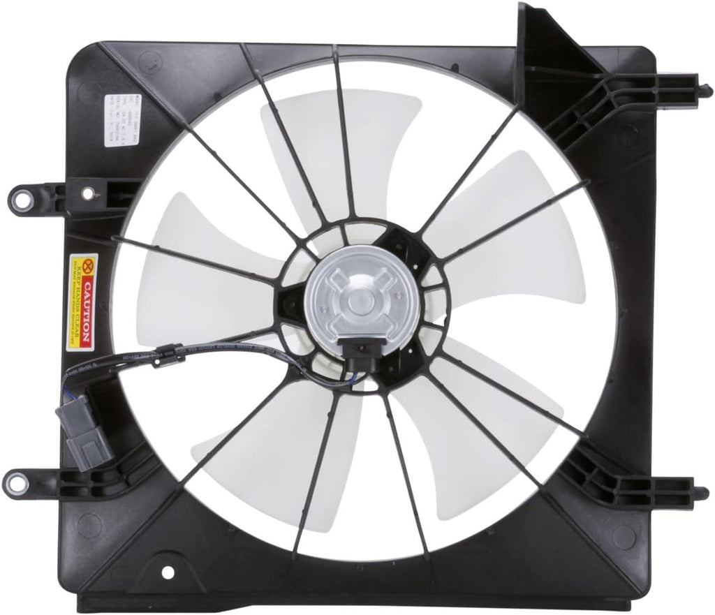 600940 Cooling Fan Assembly Compatible with 2004-2008 Acura TSX , Black