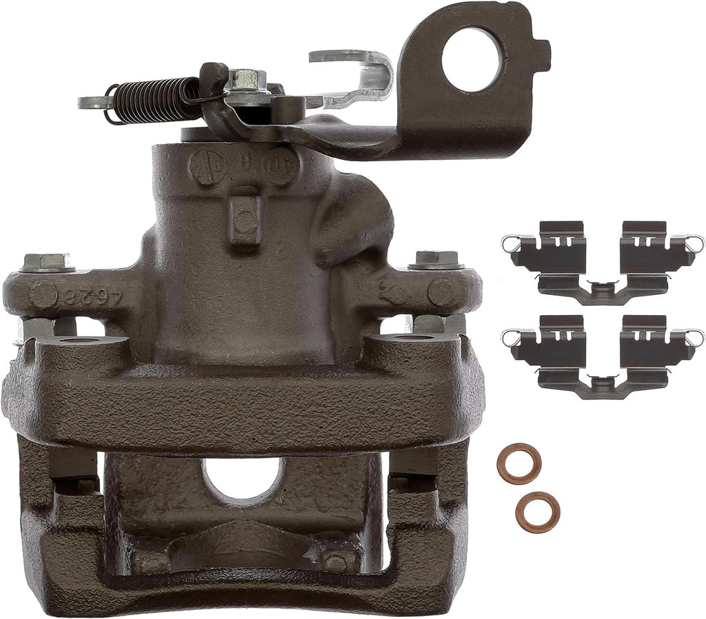 Acdelco Gold 18FR12312 Rear Driver Side Disc Brake Caliper Assembly (Friction Ready Non-Coated), Remanufactured