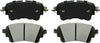 Gold 17D1898C Ceramic Rear Disc Brake Pad Set
