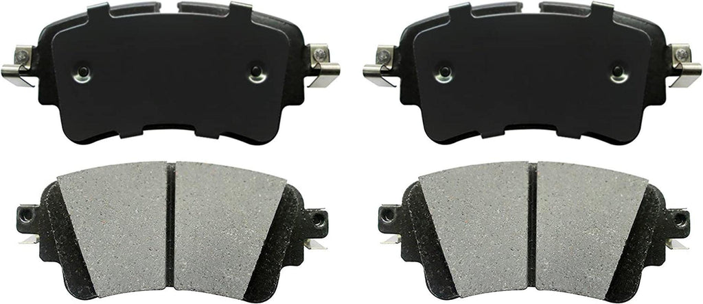 Gold 17D1898C Ceramic Rear Disc Brake Pad Set