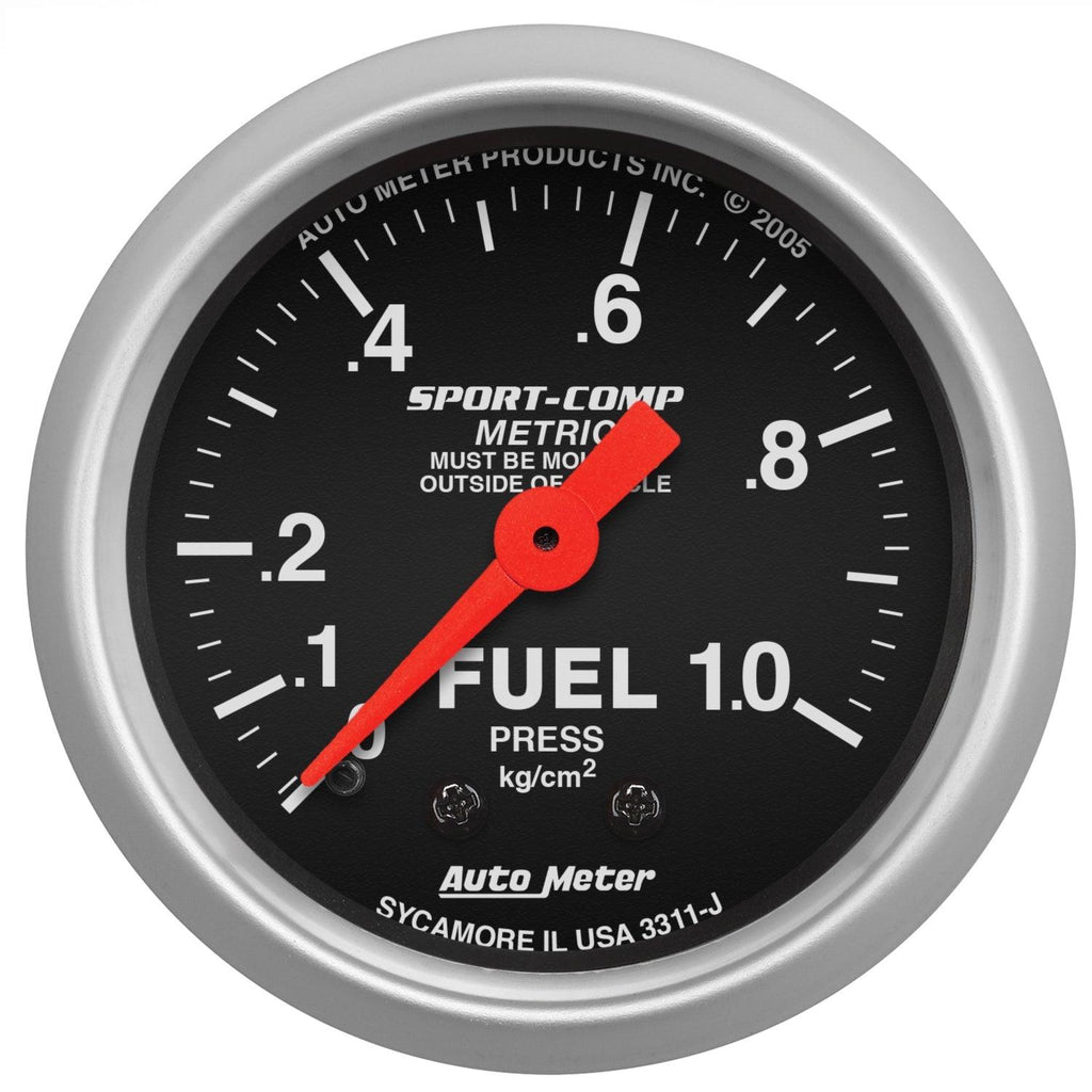 2-1/16 in. FUEL PRESSURE 0-1.0 KG/CM2 SPORT-COMP - greatparts