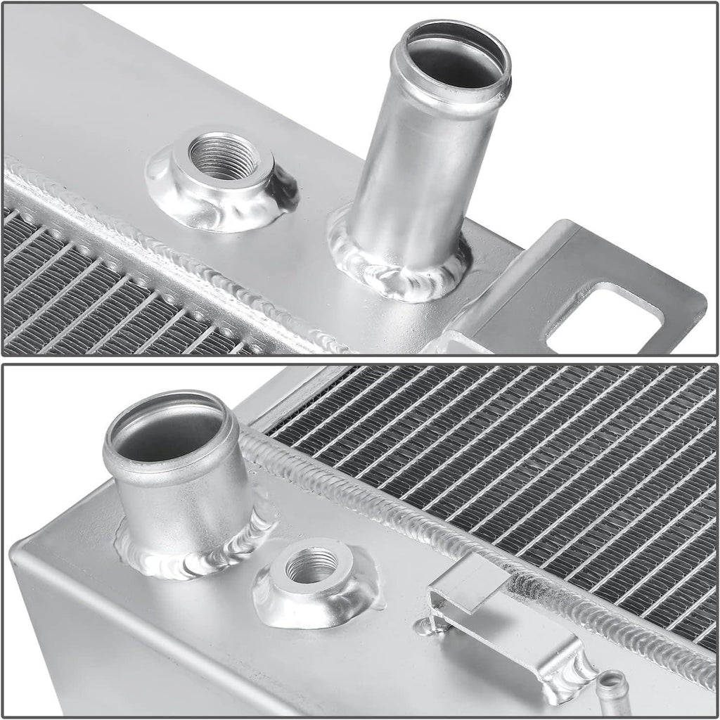 RA-YUKOH-2 2-Row 34" Wide Full Aluminum Radiator Compatible with 02-14 Escalade / 99-13 Silverado 1500 2500/07-13 Avalanche / 00-14 Yukon 4.8L, 5.3L, 6.0L, 6.2L