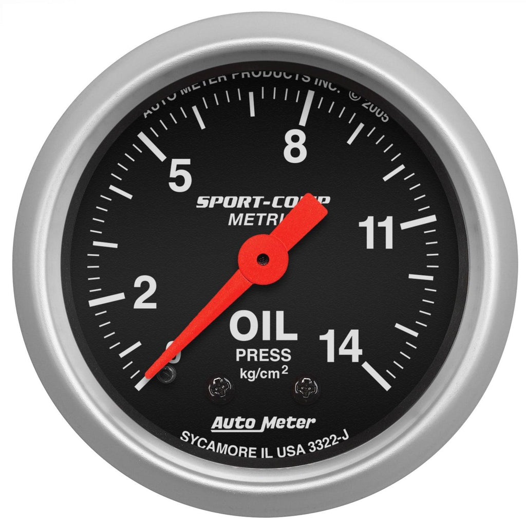 2-1/16 in. OIL PRESSURE 0-14 KG/CM2 SPORT-COMP - greatparts