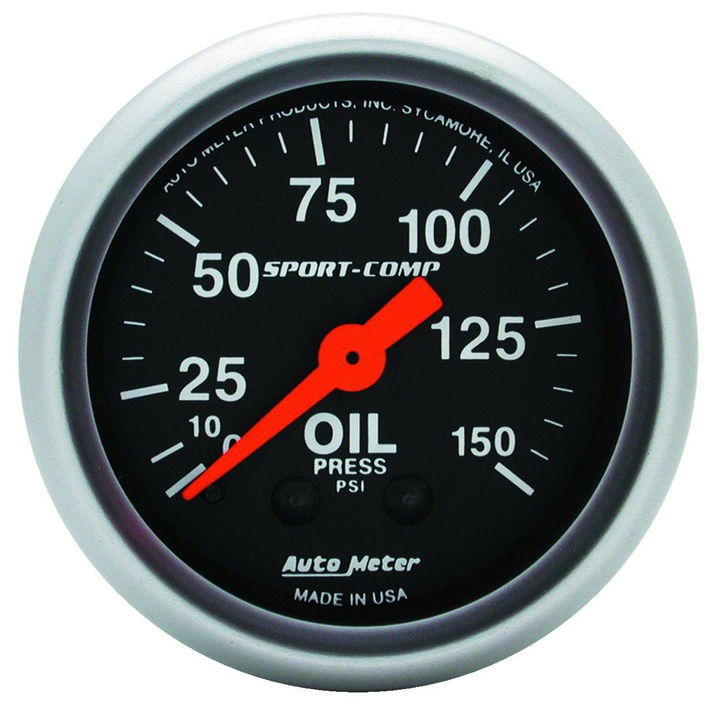 2-1/16 in. OIL PRESSURE 0-150 PSI SPORT-COMP - greatparts