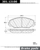Front Disc Brake Pad for Corolla, RAV4, Prius V, Xb, Xd, Matrix+More (301.12100)
