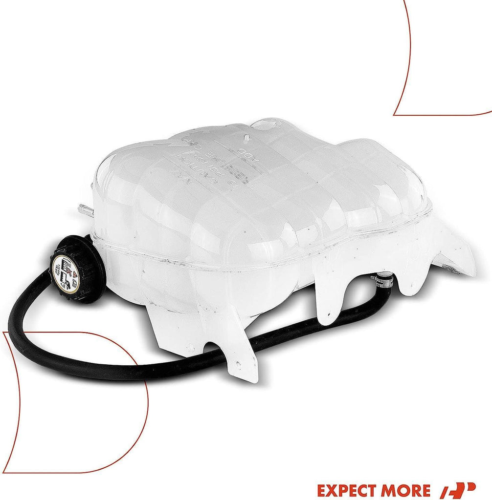 A-Premium Engine Coolant Overflow Recovery Reservoir Tank [W/Cap & Tubing] Compatible with International Harvester 3200 4100 4100 SBA 4200 4200LP 4300 4300LP 4400 7300 8500, Replace # 2602943C91